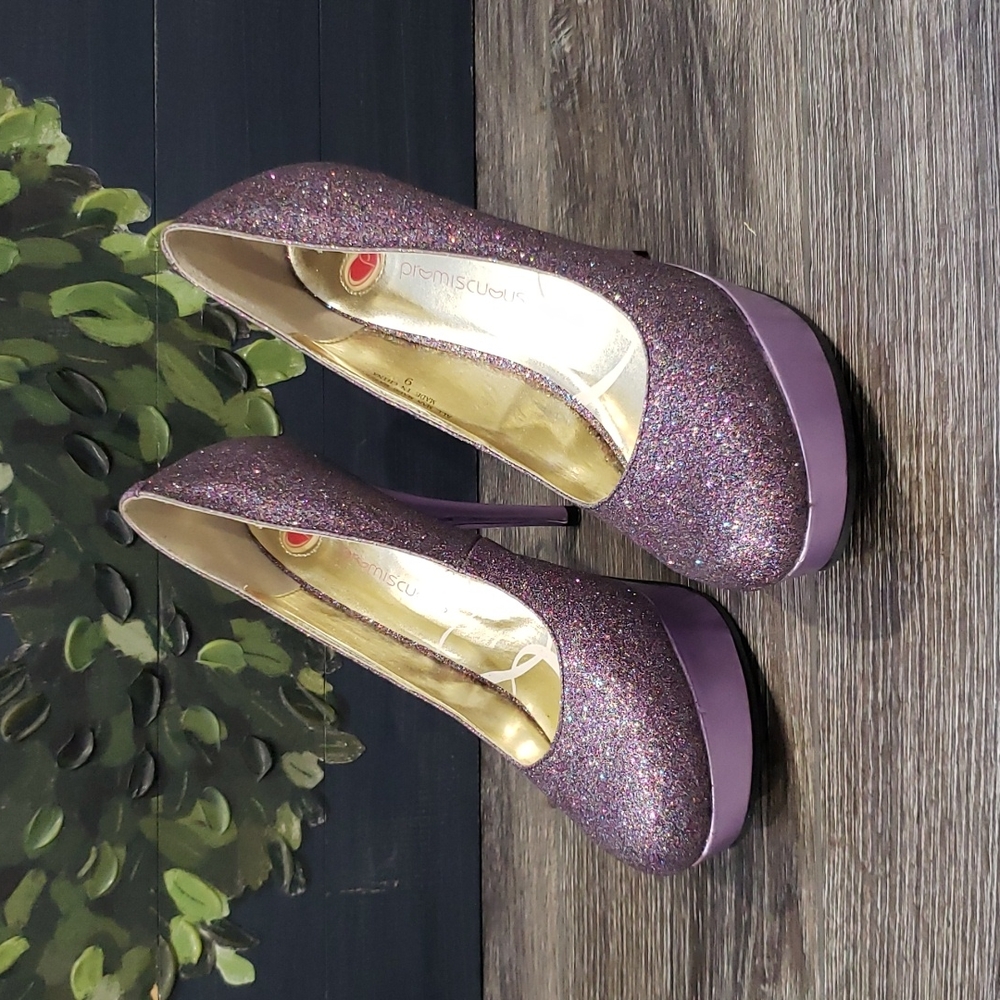 Pr💜miscu💜us Platform Heels Sz 9
